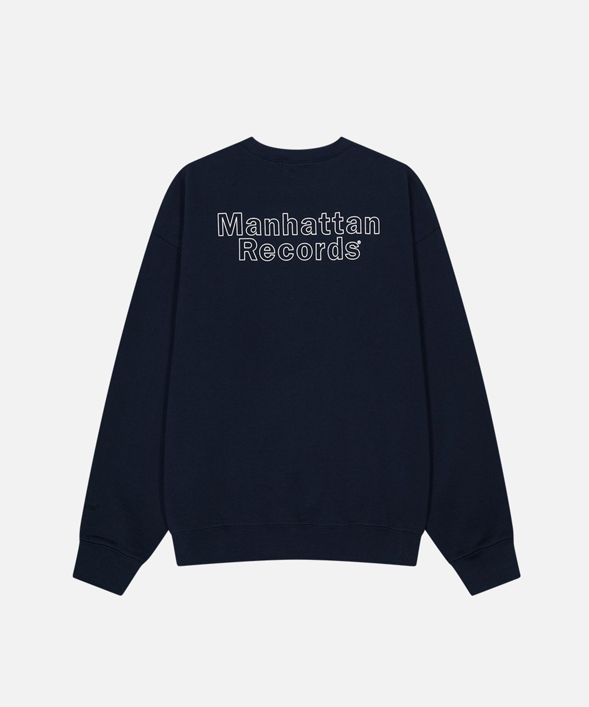 맨하탄레코즈(MANHATTAN RECORDS) MR x BALANSA Arch Crew Neck - Navy