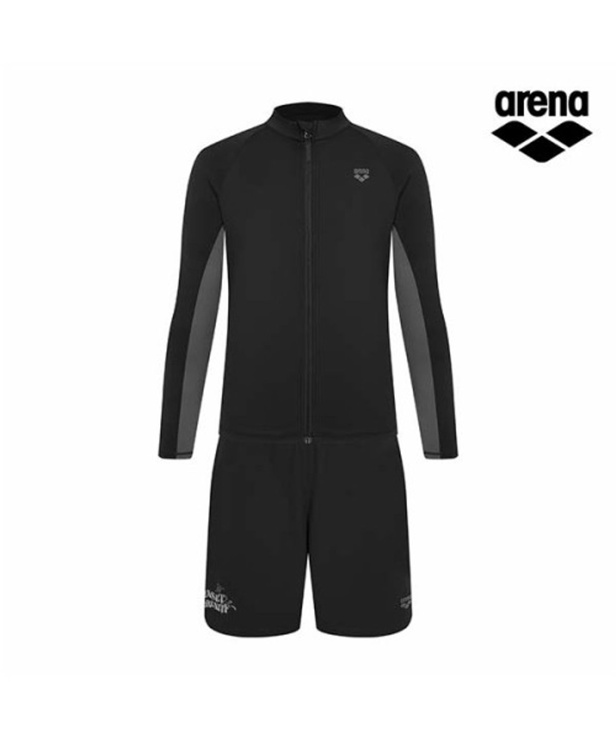 아레나(ARENA) 노마 레귤러핏 래쉬가드 세트 A6BM1PC02BLK