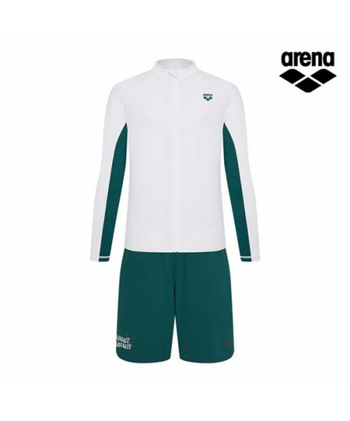 아레나(ARENA) 노마 레귤러핏 래쉬가드 세트 A6BM1PC02WHT