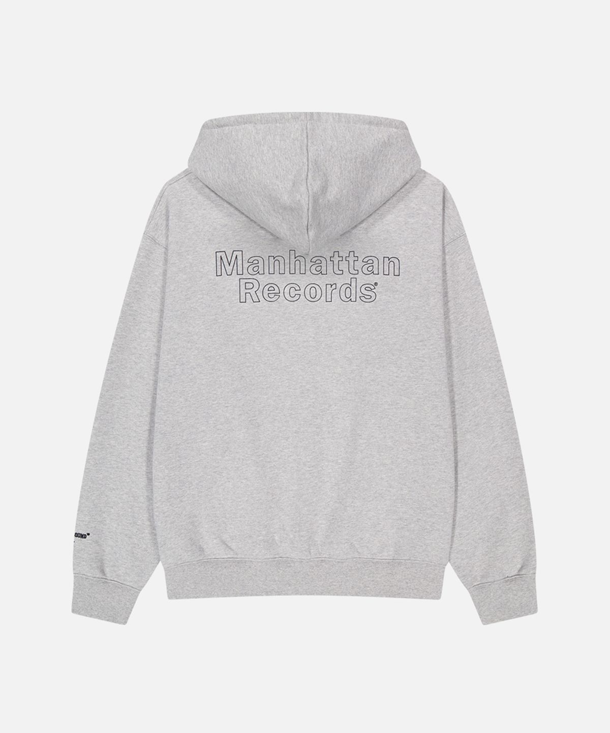 맨하탄레코즈(MANHATTAN RECORDS) MR x BALANSA Arch Zip Up Hoodie - Grey