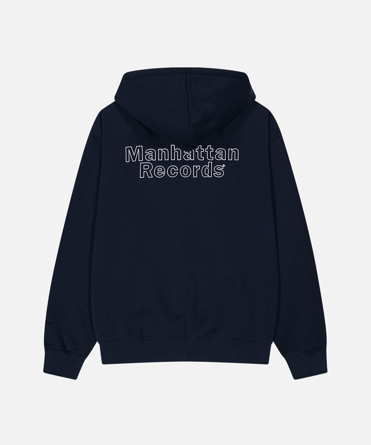 맨하탄레코즈(MANHATTAN RECORDS) MR x BALANSA Arch Zip Up Hoodie - Navy