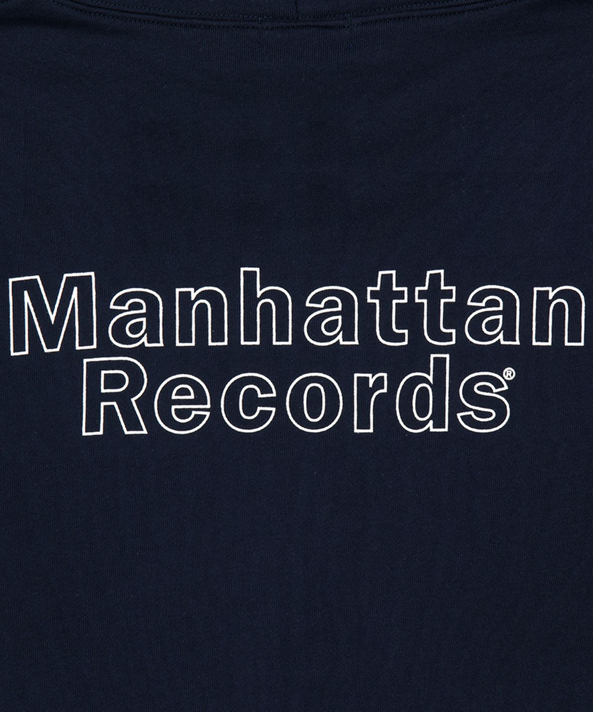 맨하탄레코즈(MANHATTAN RECORDS) MR x BALANSA Arch Zip Up Hoodie - Navy