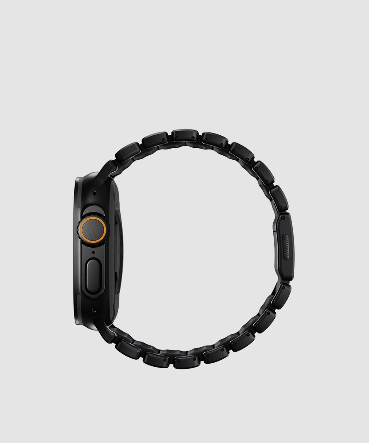 노마드(NOMAD) 애플워치 울트라 티타늄 밴드 스트라토스 블랙 x 블랙 44 45 46 49mm