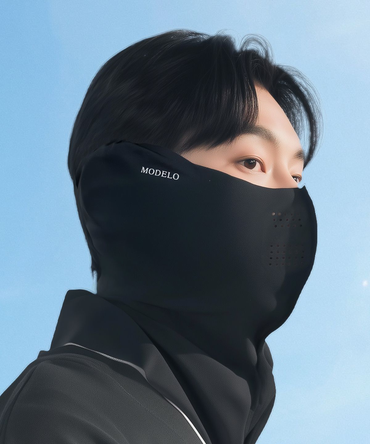 모델로 스포츠(MODELO SPORTS) 자외선차단 웜핏 기모 마스크 UPF50+