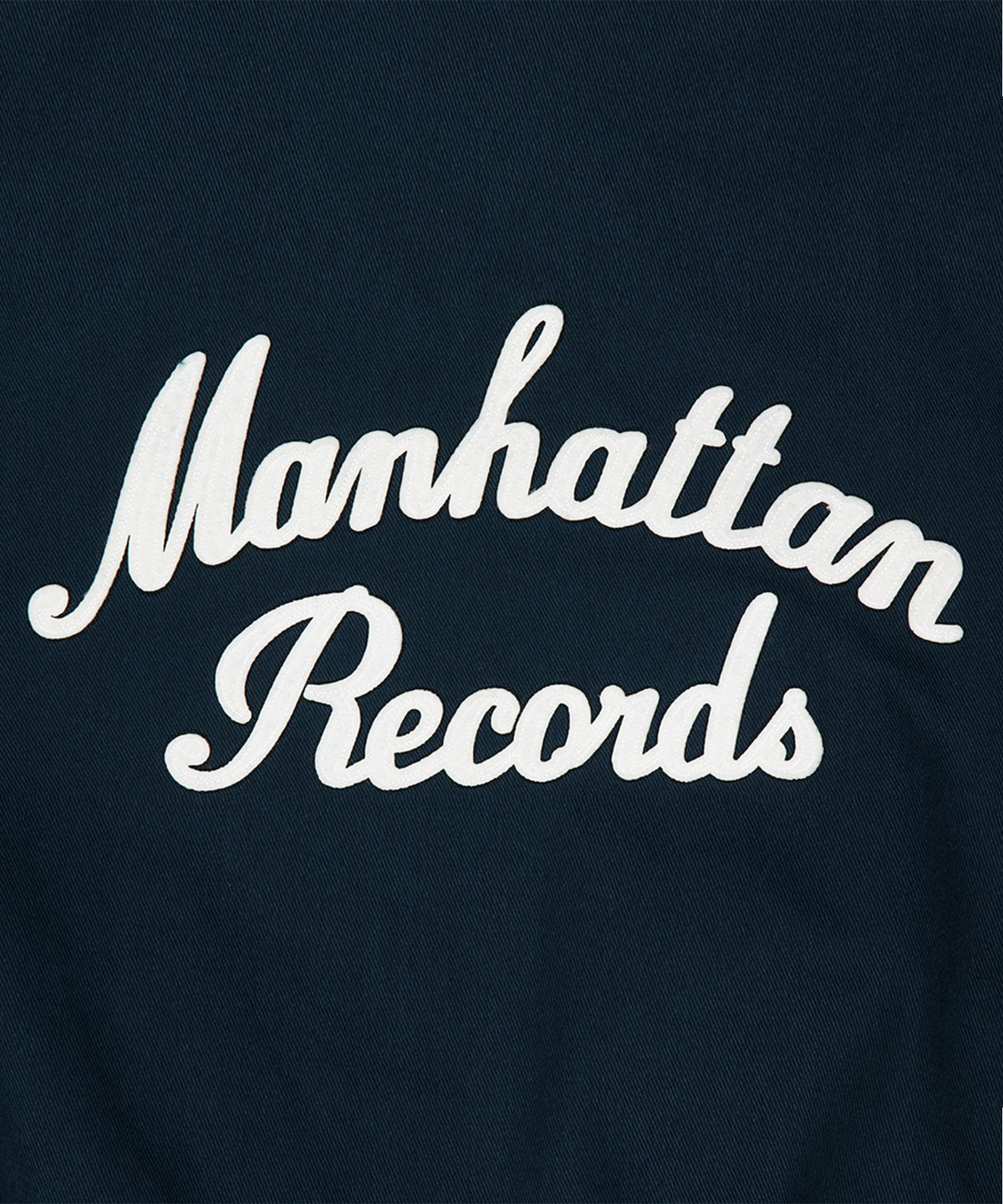맨하탄레코즈(MANHATTAN RECORDS) MR Team Blouson Jacket - Navy
