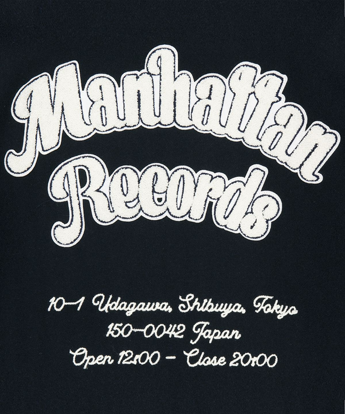 맨하탄레코즈(MANHATTAN RECORDS) MR 45th Varsity Jacket - Navy