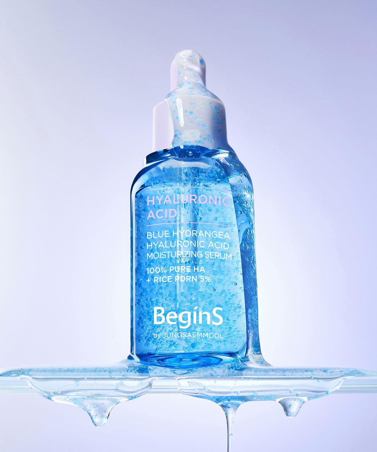 비긴스 바이 정샘물(BEGINS) [2SET] 블루 수국 히알루론산 수분 세럼 30ml+30ml (세럼 3종 KIT: 수분세럼 7ml + 흔적세럼 5ml + 포어세럼 5ml 증정)