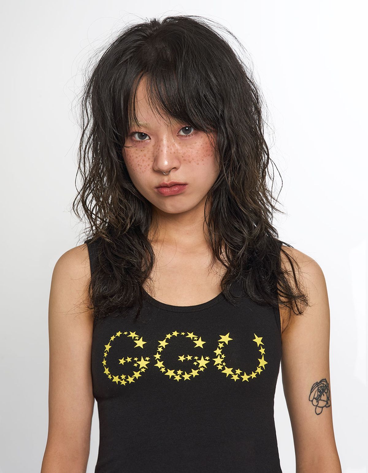 쥐쥐유(GGU) GGU STAR LOGO SLEEVELESS