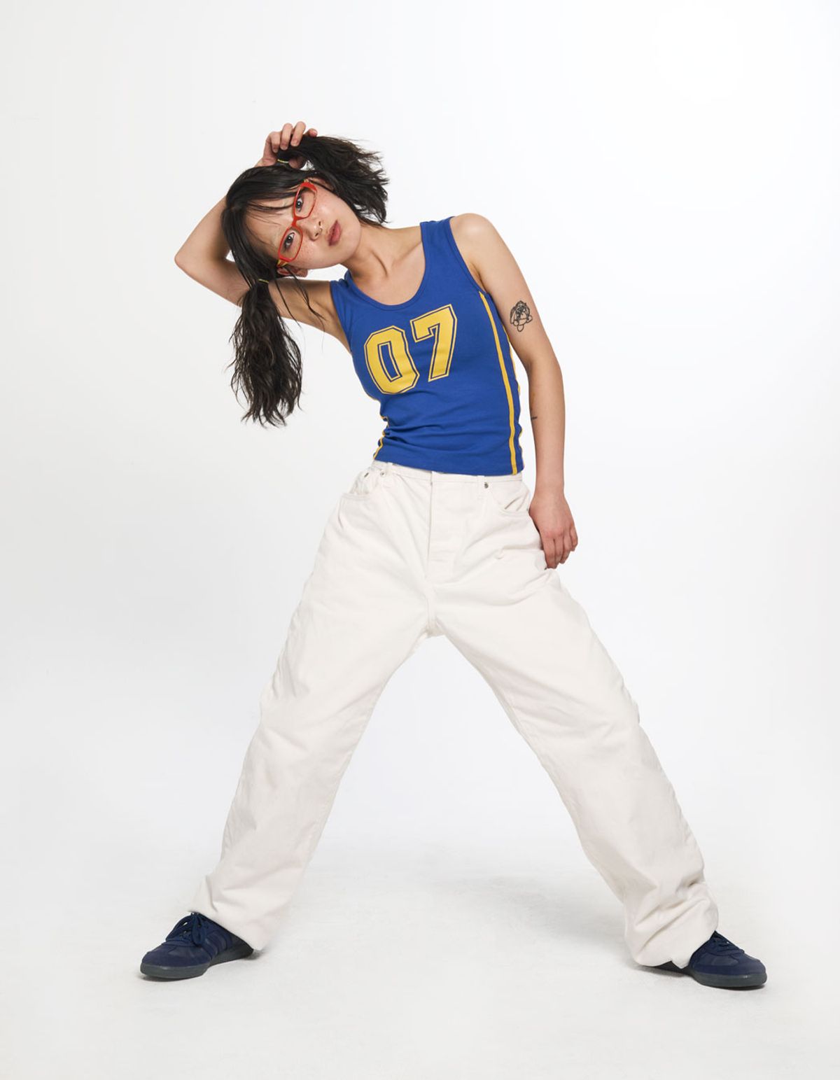 쥐쥐유(GGU) NO.7 TRACK SLEEVELESS