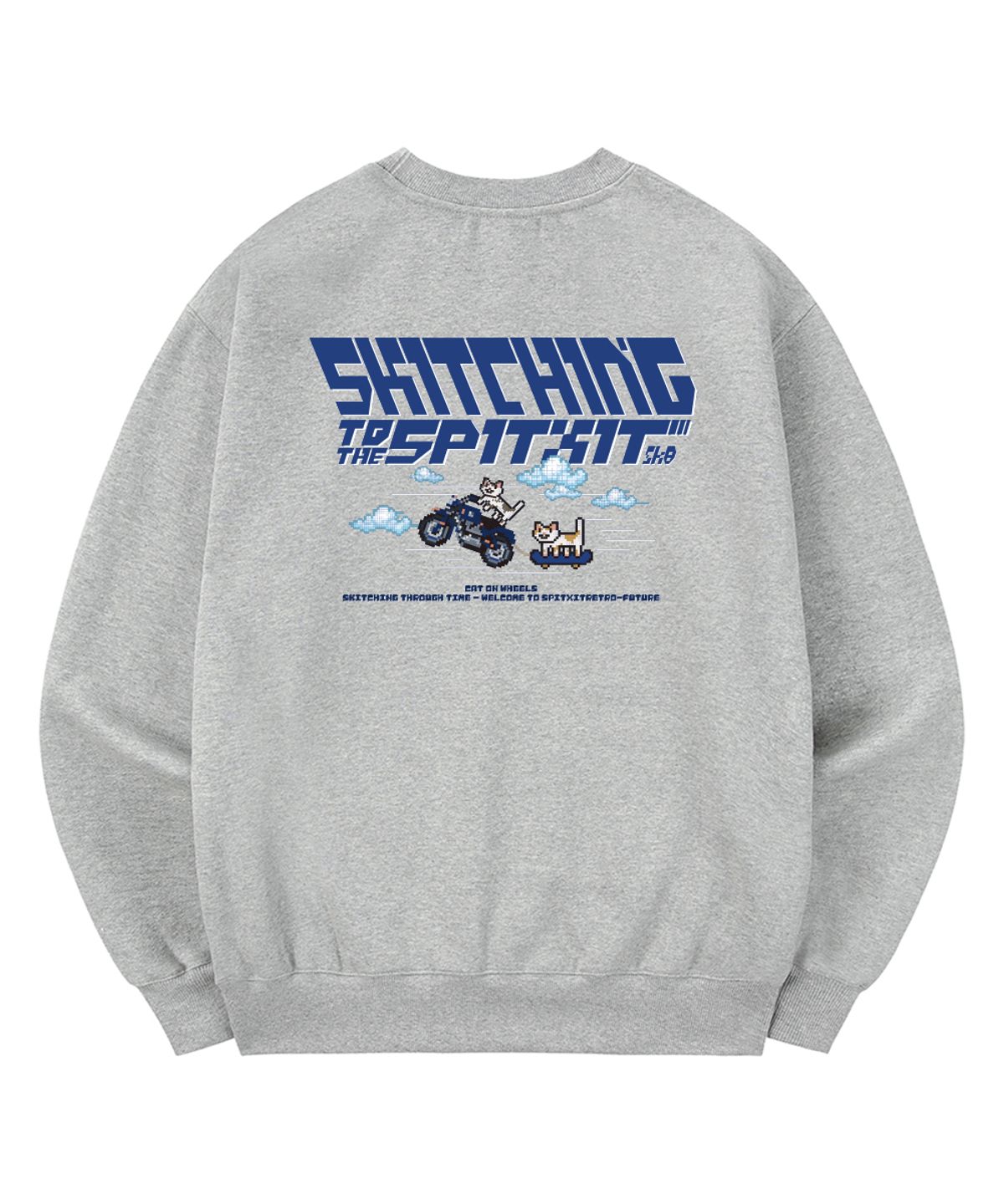 스핏싯(SPITXIT) SKITCHING CAT 맨투맨 3COLOR