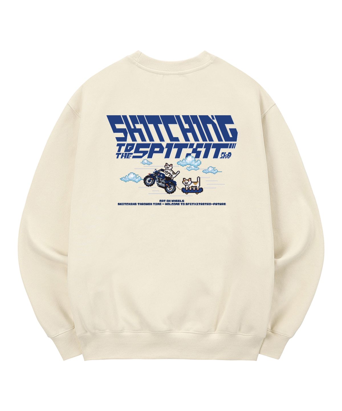 스핏싯(SPITXIT) SKITCHING CAT 맨투맨 3COLOR