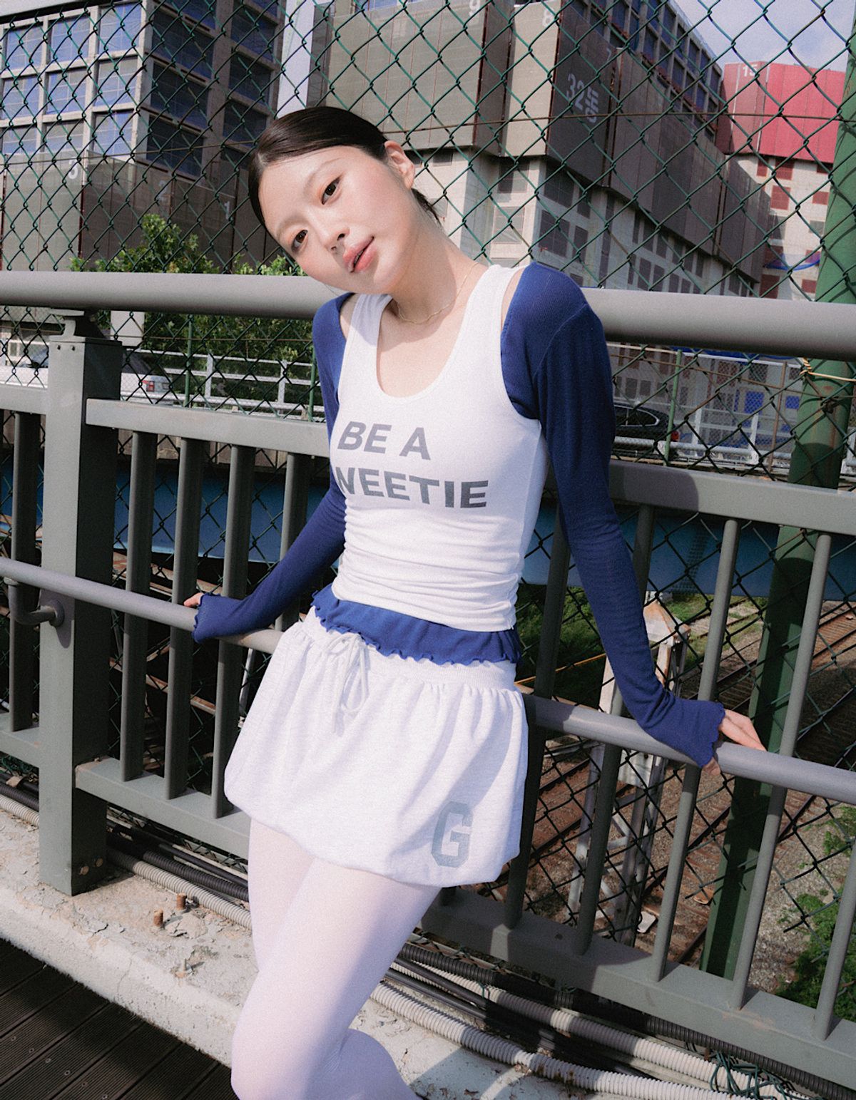 쥐쥐유(GGU) G SIGN BALLOON MINI SKIRT