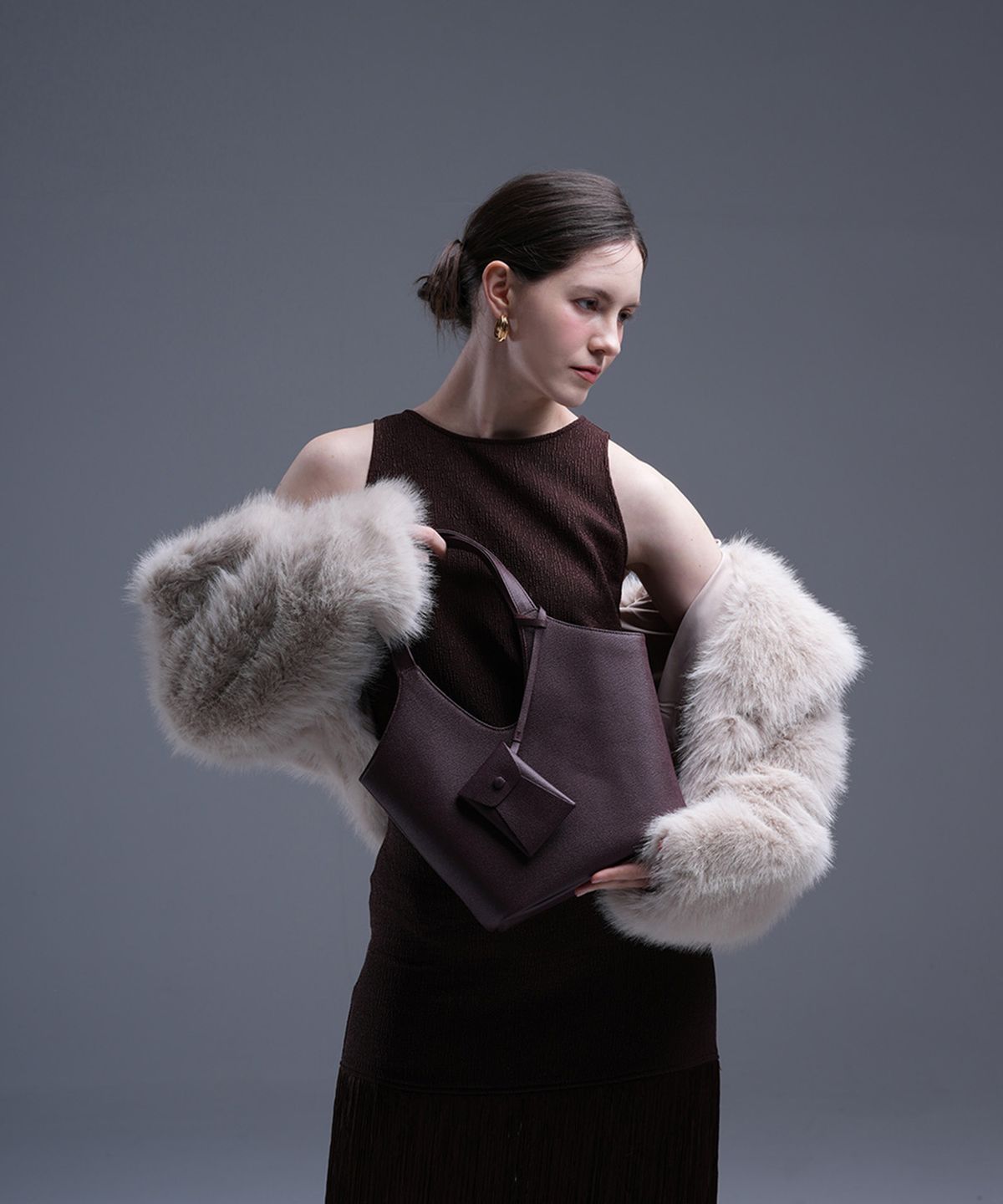 에이노(EINO) [리퍼브]Applinja Bag _ burgundy