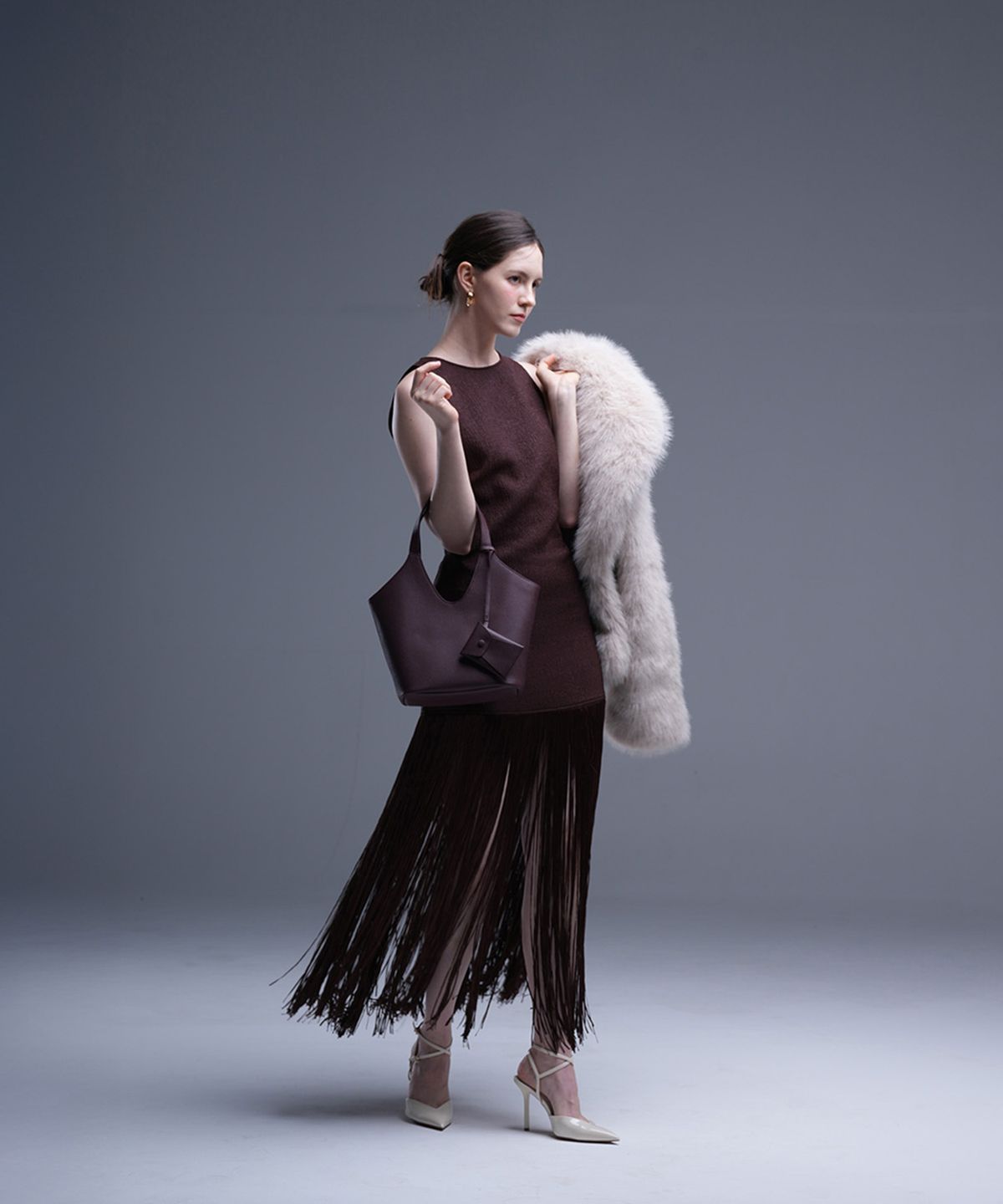 에이노(EINO) [리퍼브]Applinja Bag _ burgundy