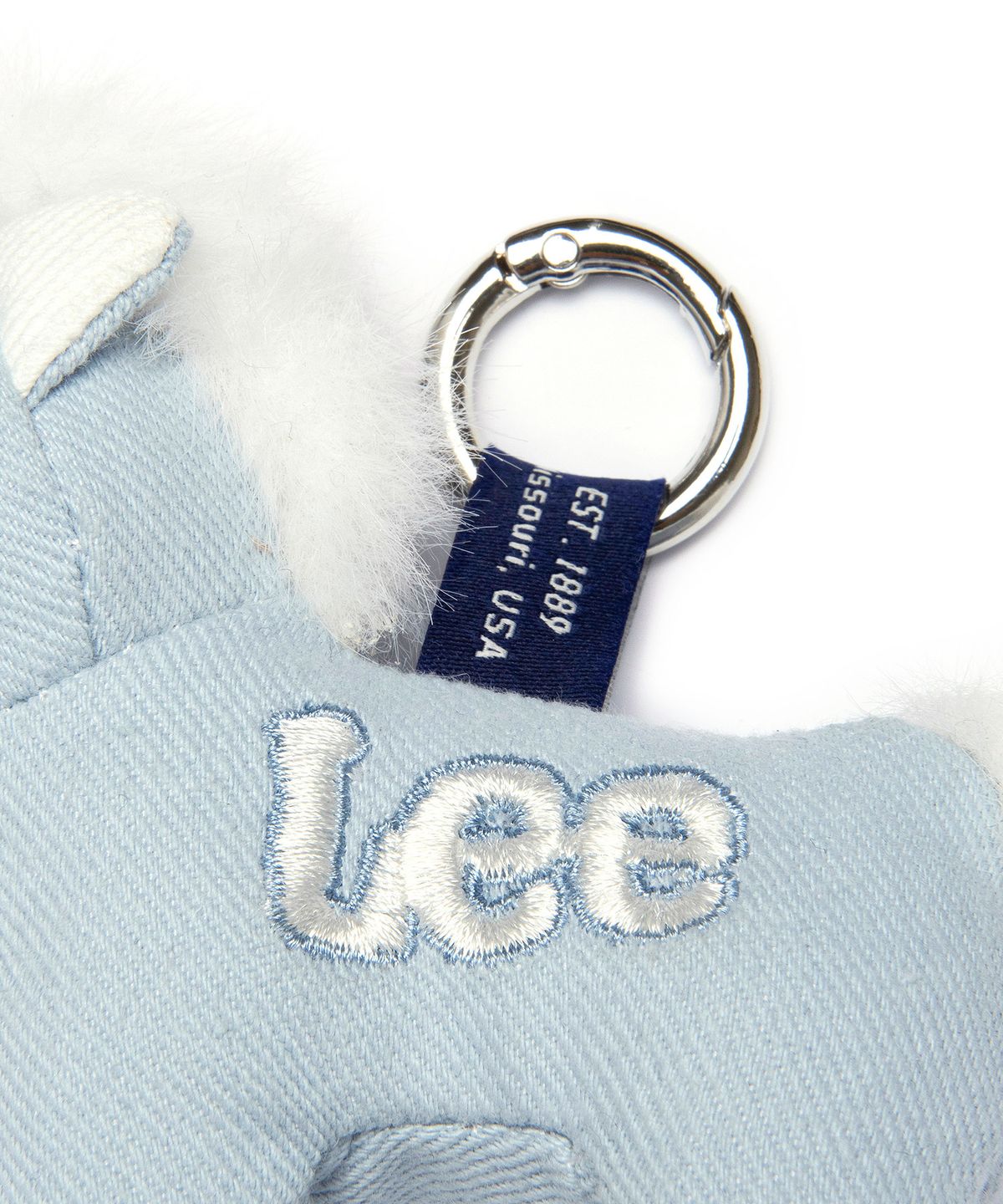 리(LEE) 포니 인형 키링 인디고 라이트