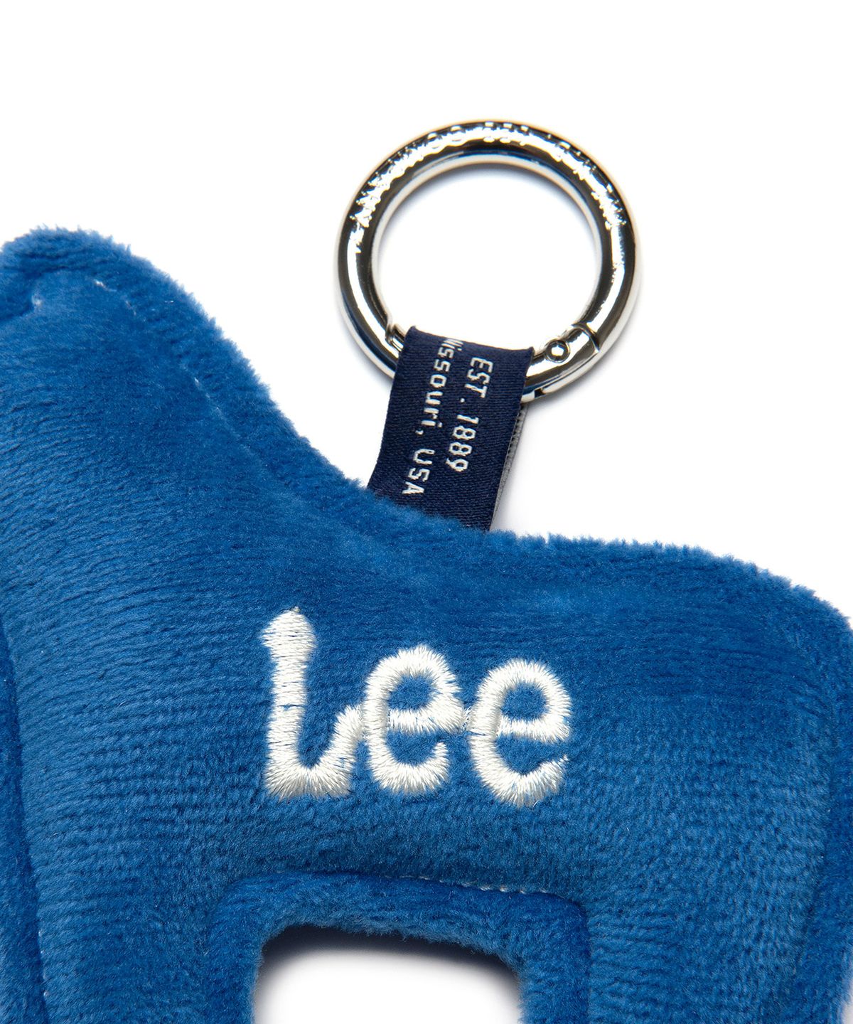 리(LEE) 납작 포니 키링 블루