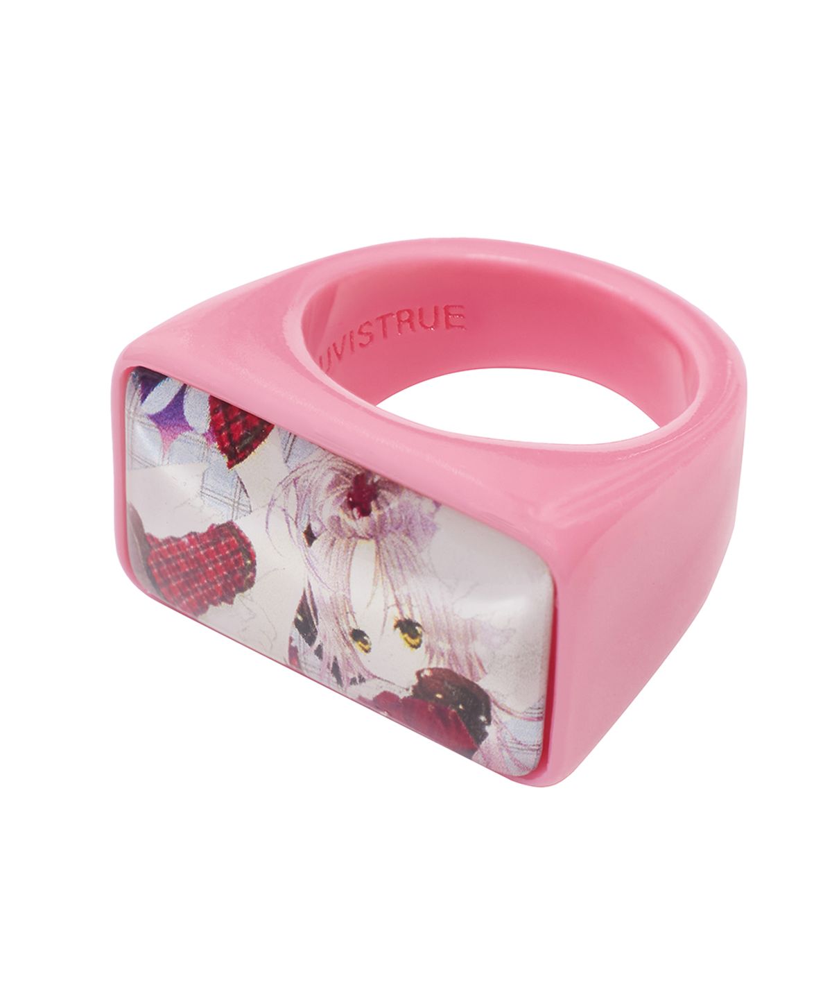 러브이즈트루(LUVISTRUE) SHUGO CHARA! BOLD RING(PINK)
