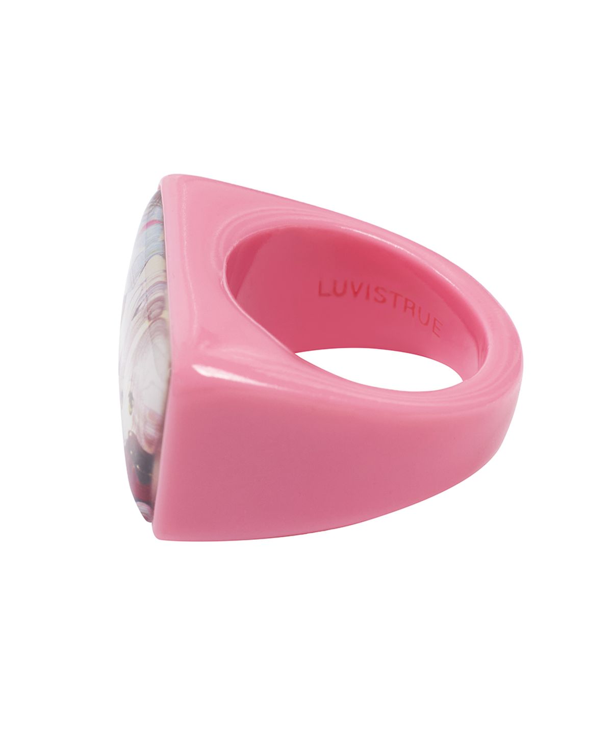 러브이즈트루(LUVISTRUE) SHUGO CHARA! BOLD RING(PINK)