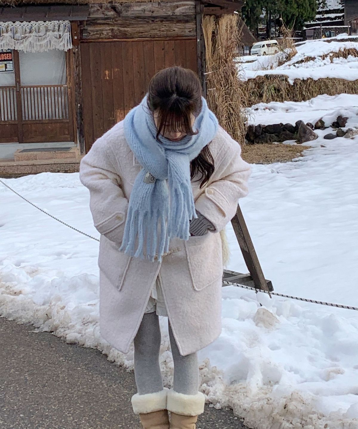 아노에틱(ANOETIC) [선물포장ANC MELLOW SOFT MUFFLER_BLUE