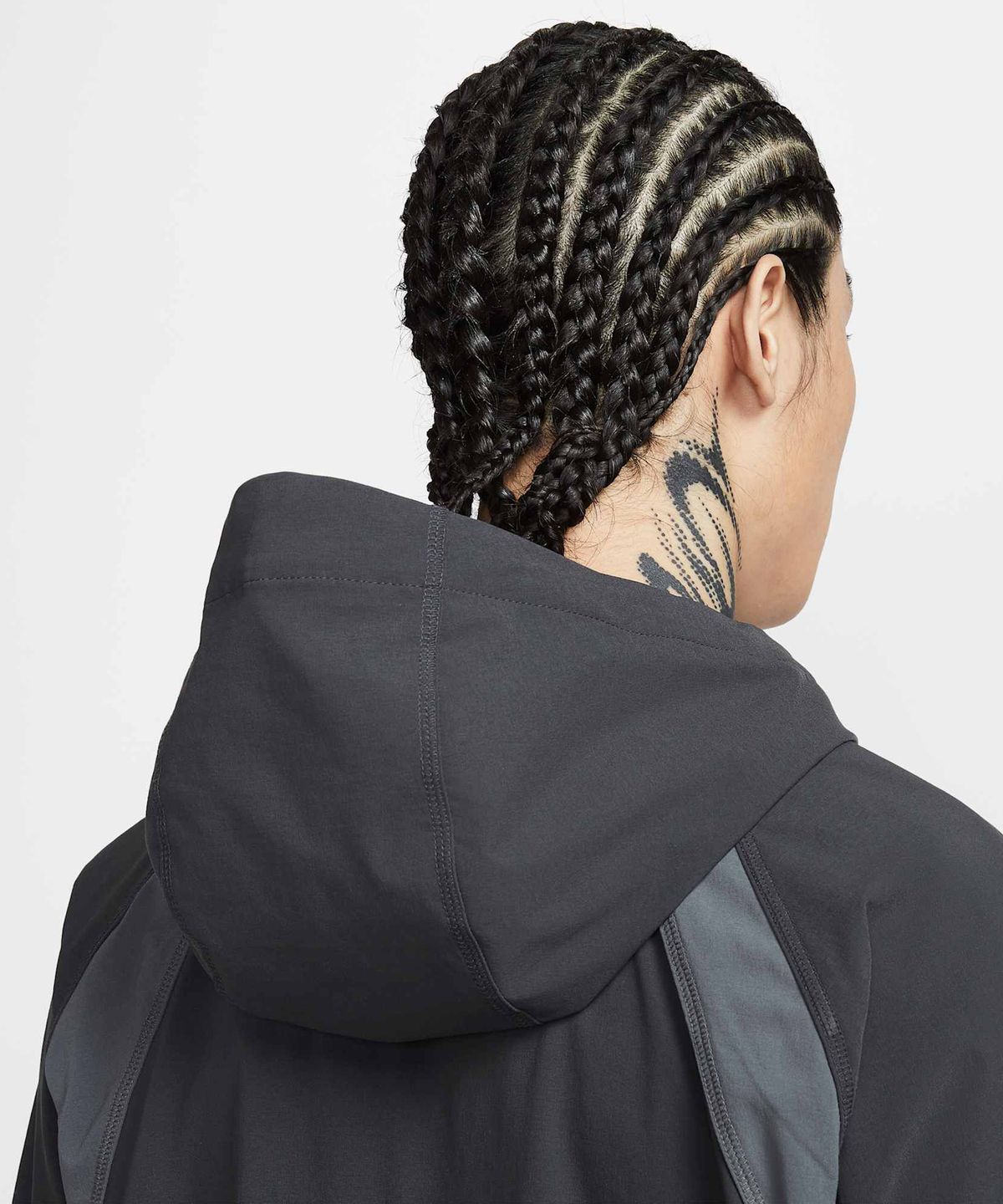 나이키(NIKE) 테크 드라이 핏 우븐 풀집 컬러 블록 윈드러너 재킷 M - 앤트러사이트:아이언 그레이:블랙 / IU7497-060