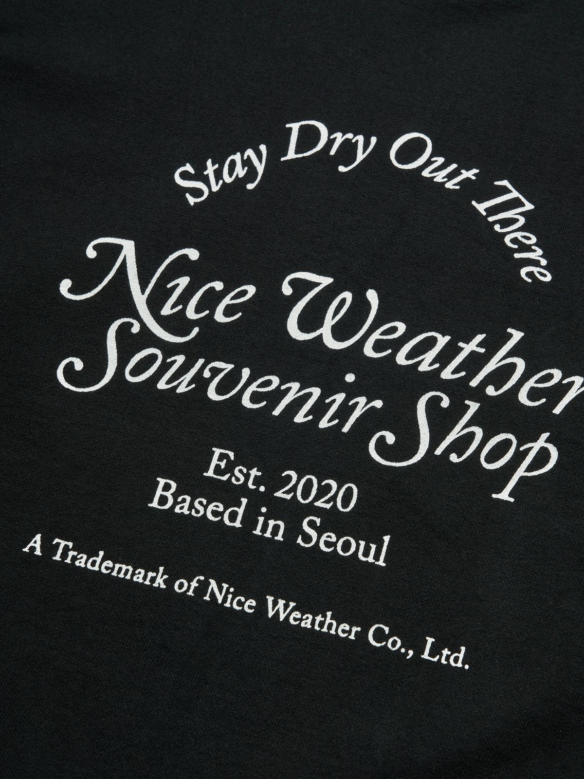 나이스웨더(NICEWEATHER) NW NWSS 크루넥 (블랙)