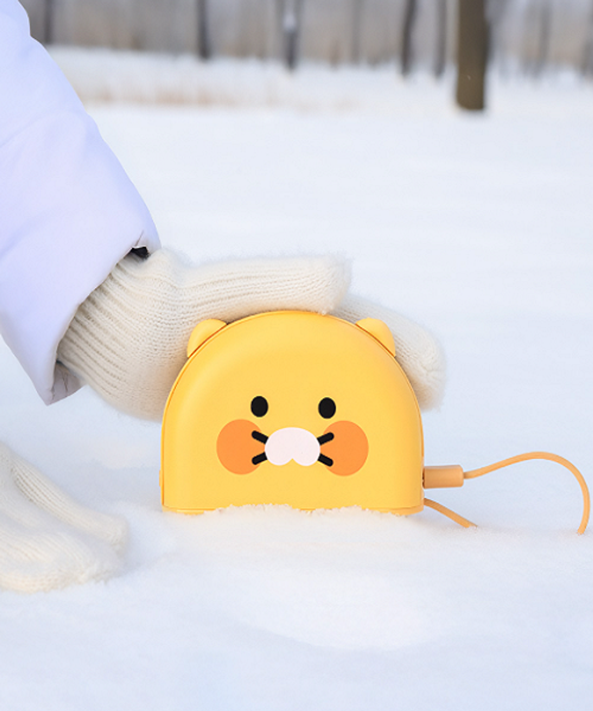 카카오프렌즈 파트너(KAKAOFRIENDS PARTNERS) 카카오프렌즈 핫그립 도킹형 손난로 보조배터리 5000mAh 베이직 테마