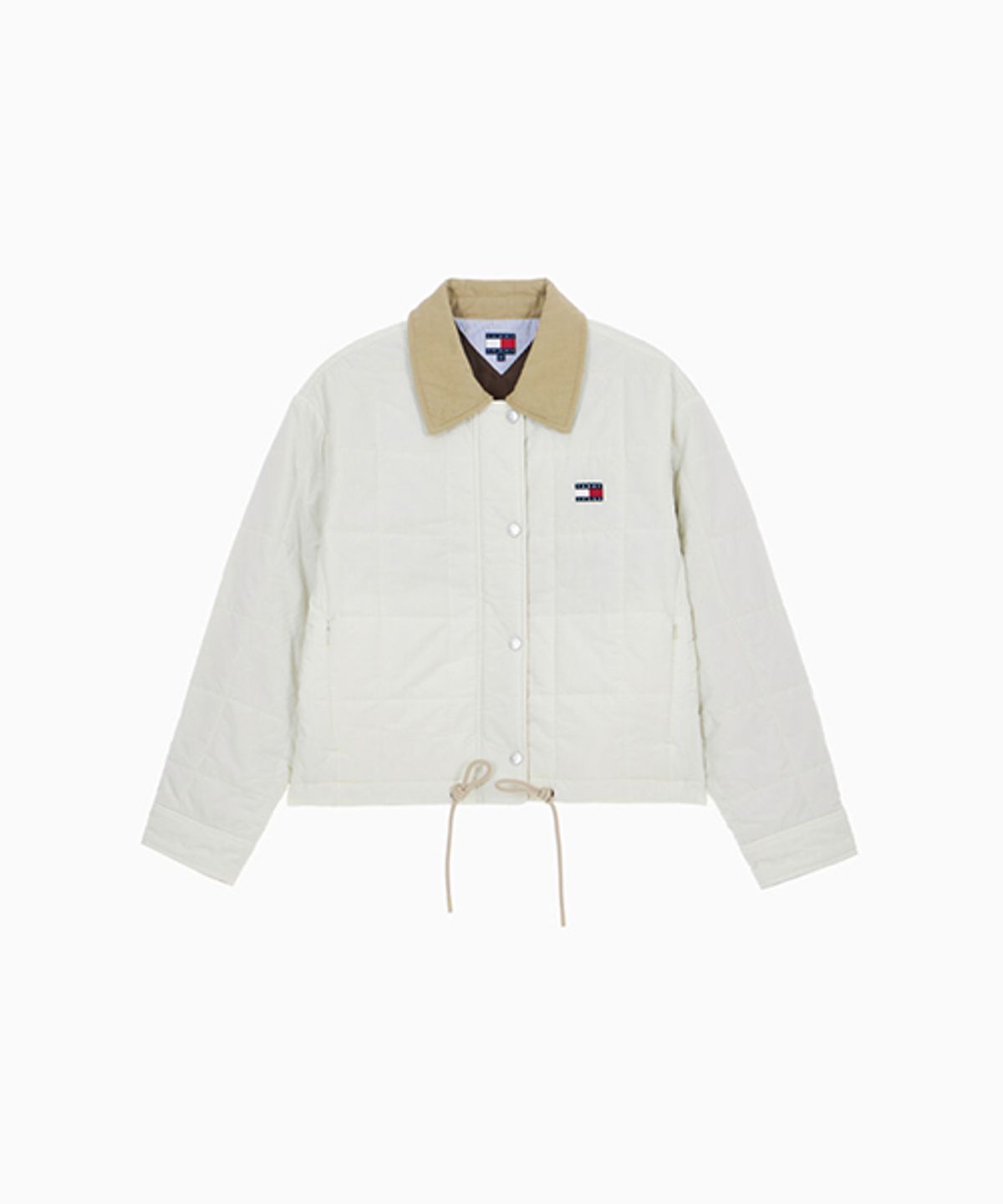 타미진스(TOMMY JEANS) 크롭 퀼팅 재킷 (T32G0WJC10TWL1YBH)