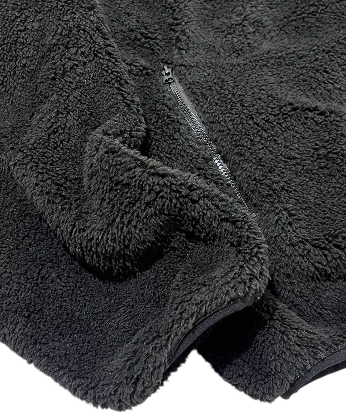 스케이터락(SK8ER ROCK) Cross Logo Fleece Zip-Up Jacket ((black))
