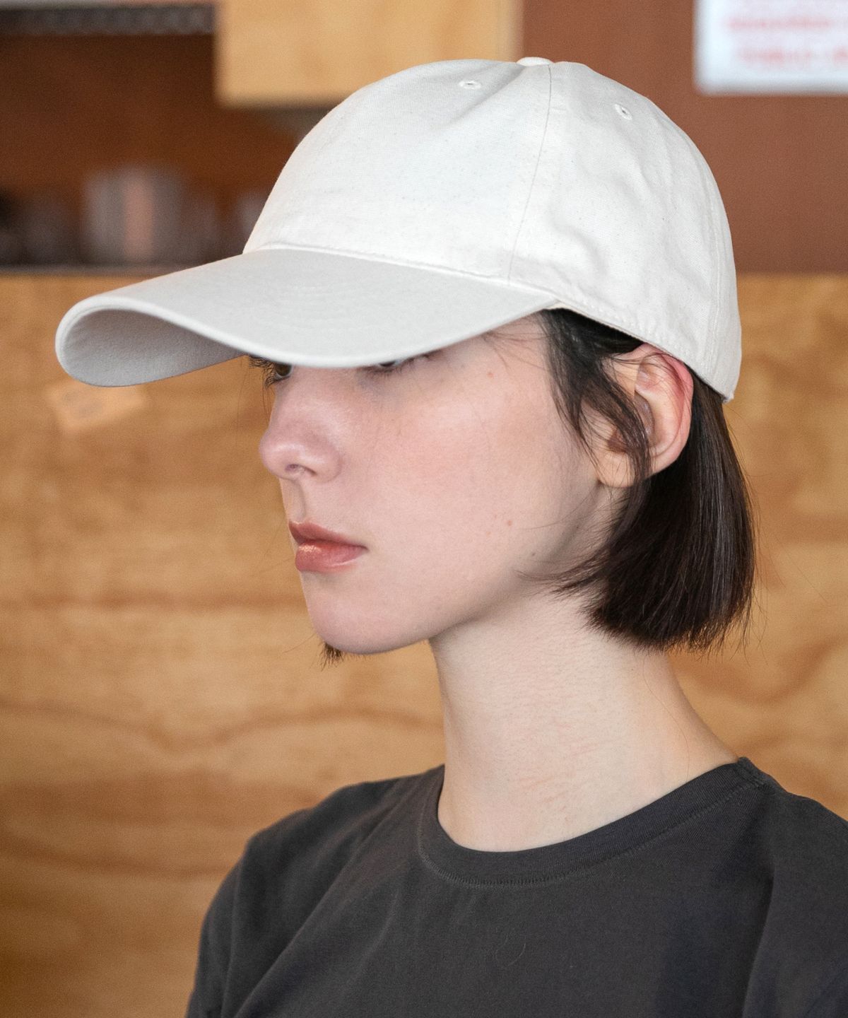 챕터(CHAPTER) CASUAL CANVAS BALL CAP-오트밀