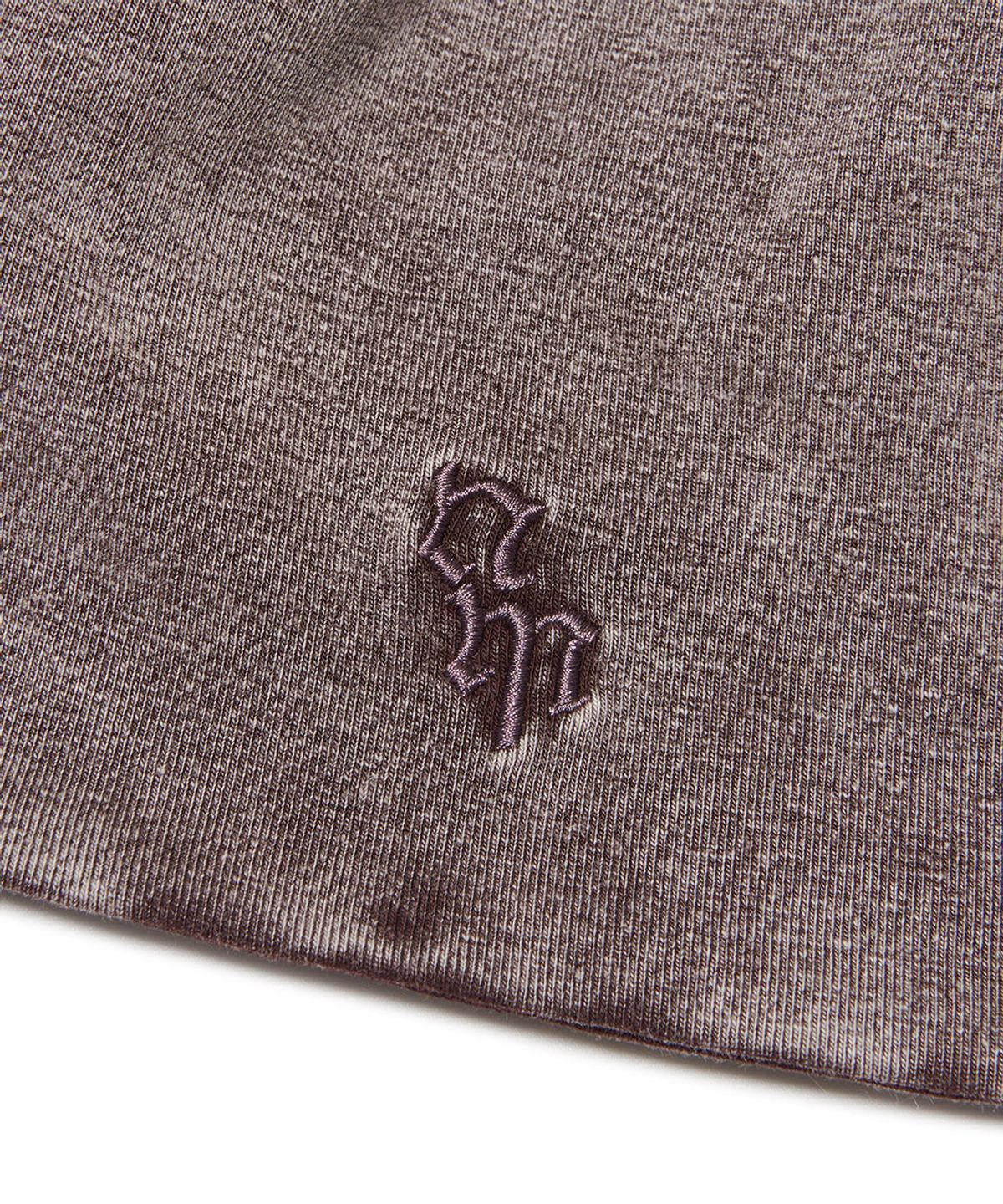 노매뉴얼(NOMANUAL) WASHED LIGHT BEANIE - WASHED BURGUNDY