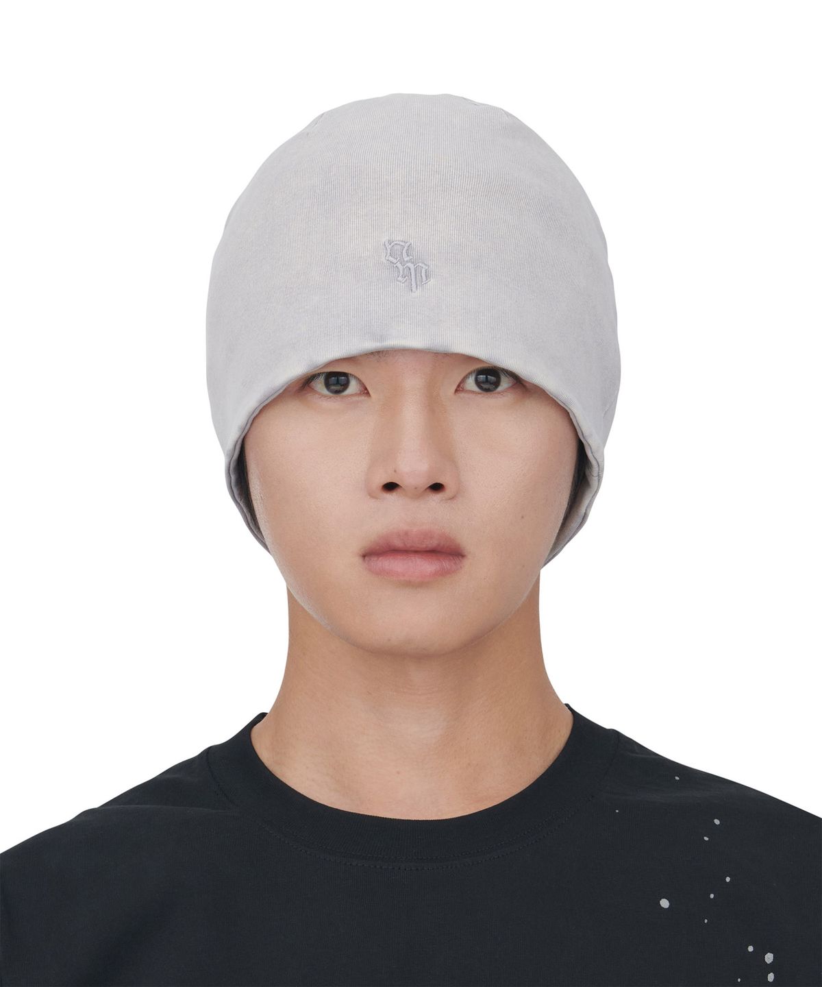 노매뉴얼(NOMANUAL) WASHED LIGHT BEANIE - WASHED GRAY
