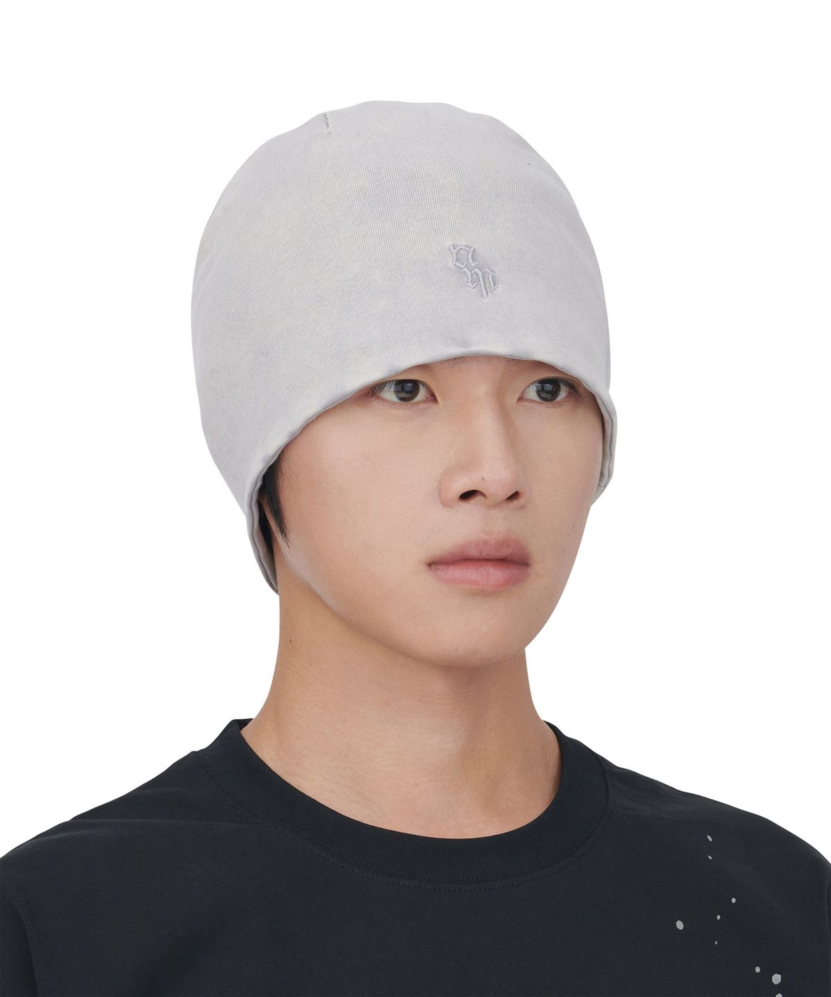 노매뉴얼(NOMANUAL) WASHED LIGHT BEANIE - WASHED GRAY