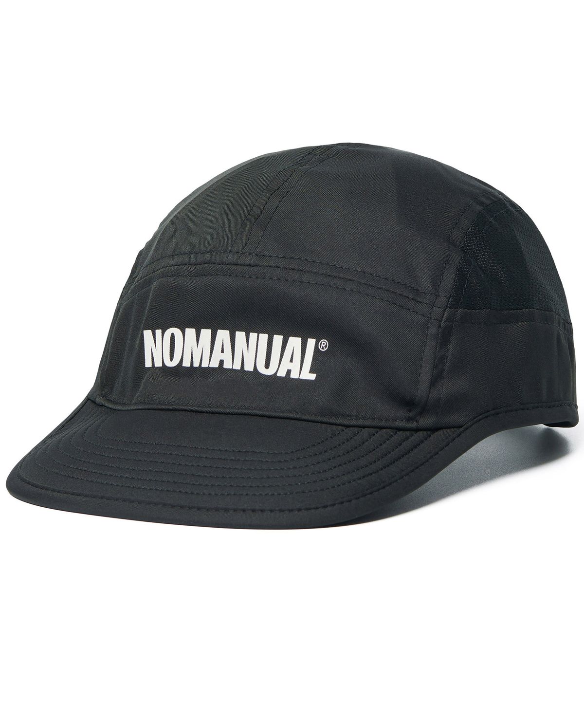 노매뉴얼(NOMANUAL) PACKGO MESH CAP - BLACK