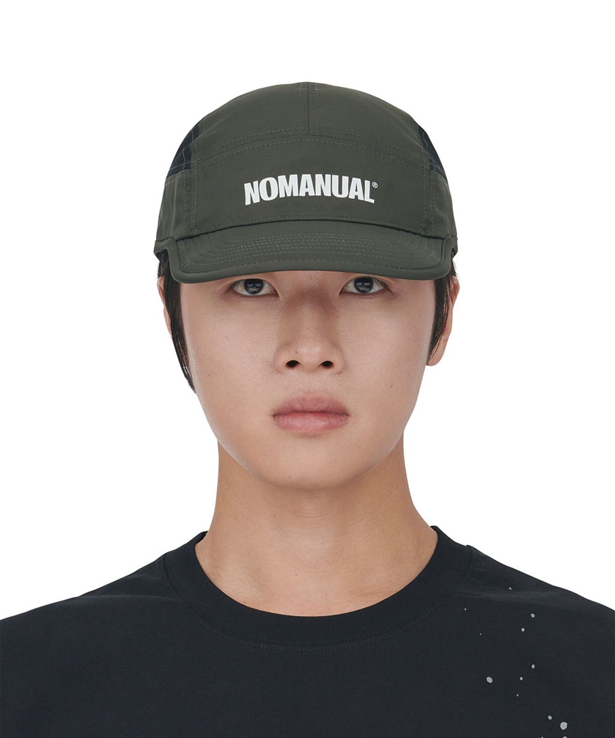 노매뉴얼(NOMANUAL) PACKGO MESH CAP - CHARCOAL