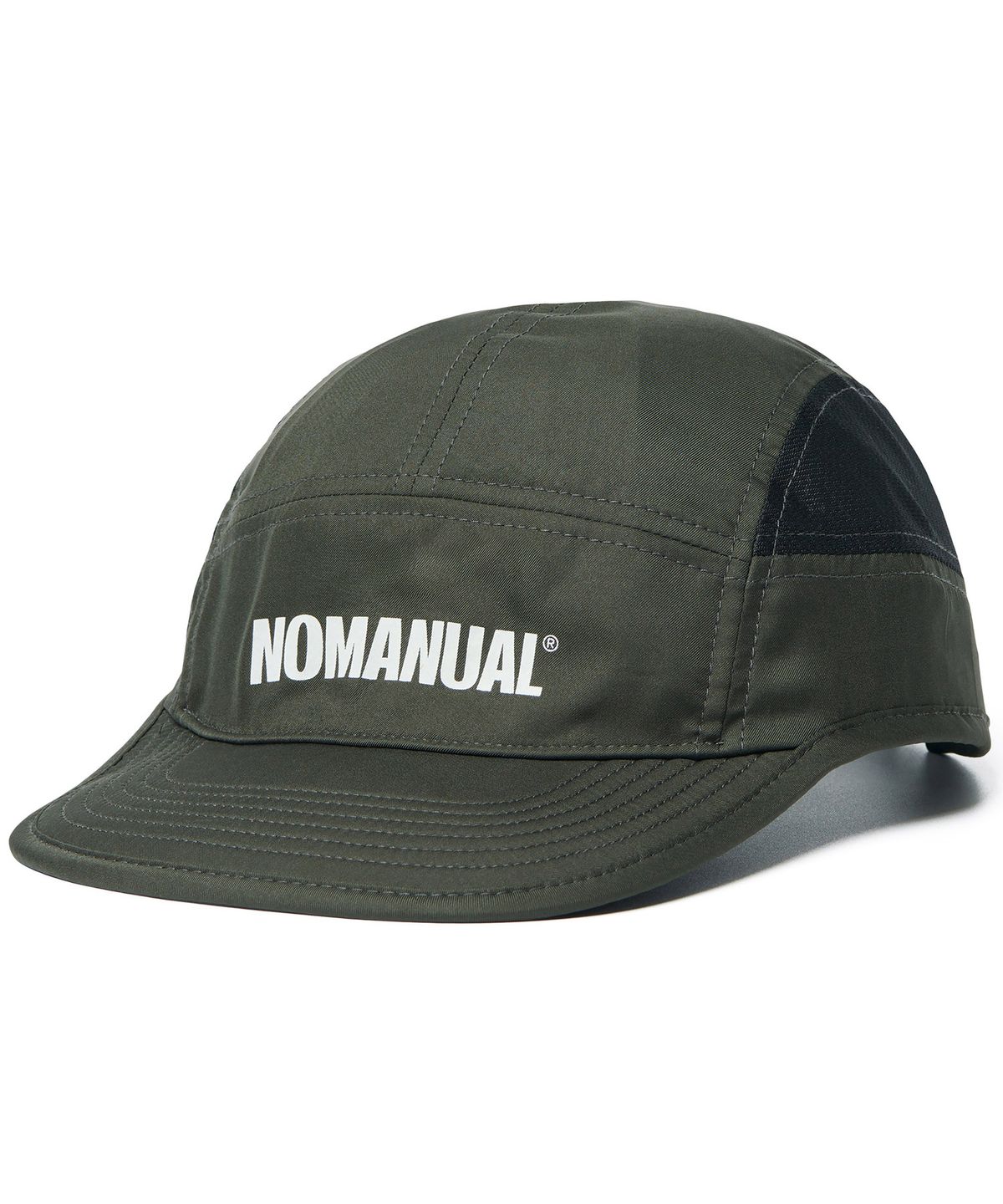 노매뉴얼(NOMANUAL) PACKGO MESH CAP - CHARCOAL