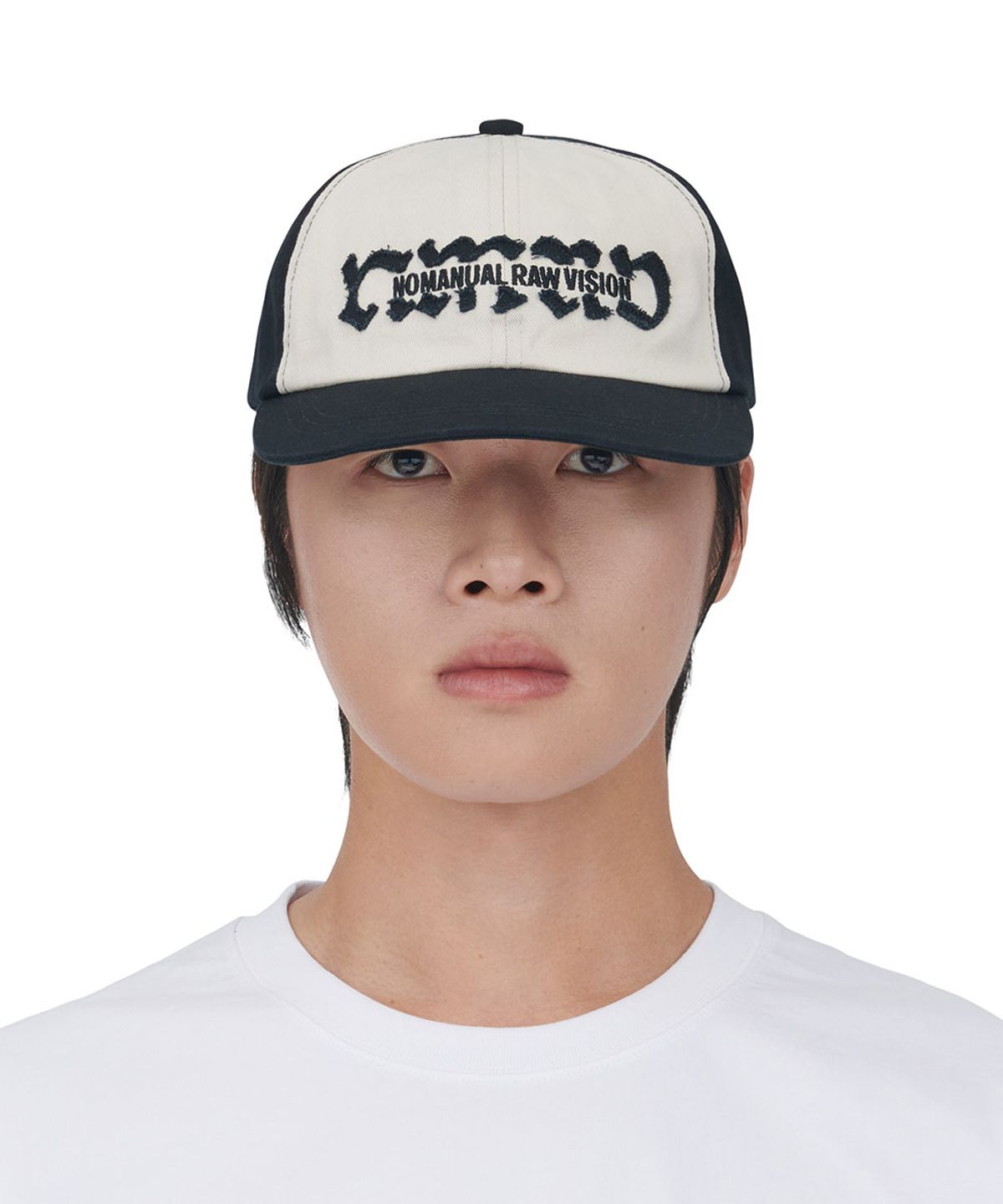 노매뉴얼(NOMANUAL) DUBL BALL CAP - BLACK