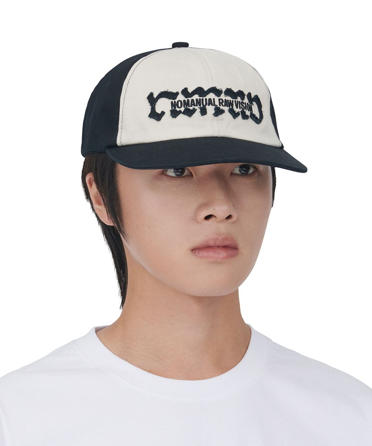 노매뉴얼(NOMANUAL) DUBL BALL CAP - BLACK