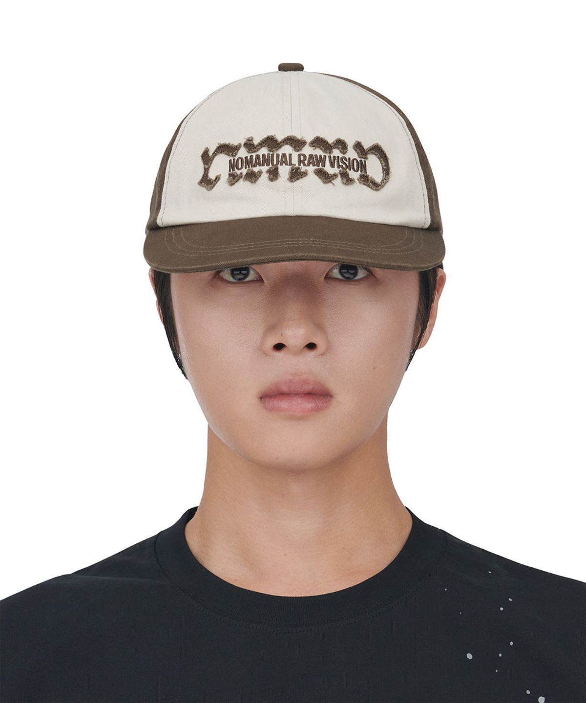 노매뉴얼(NOMANUAL) DUBL BALL CAP - BROWN