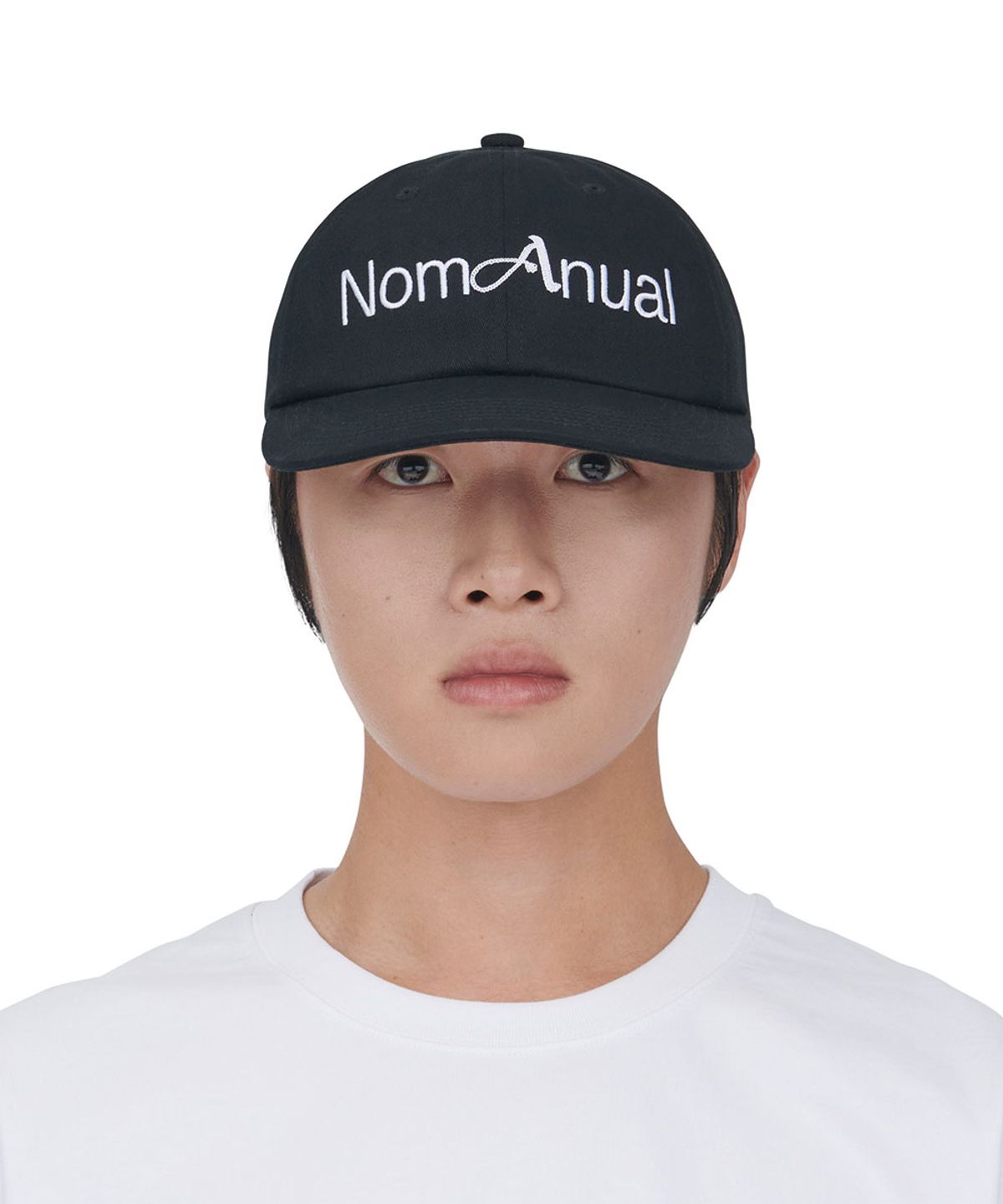 노매뉴얼(NOMANUAL) C.P BALL CAP - BLACK