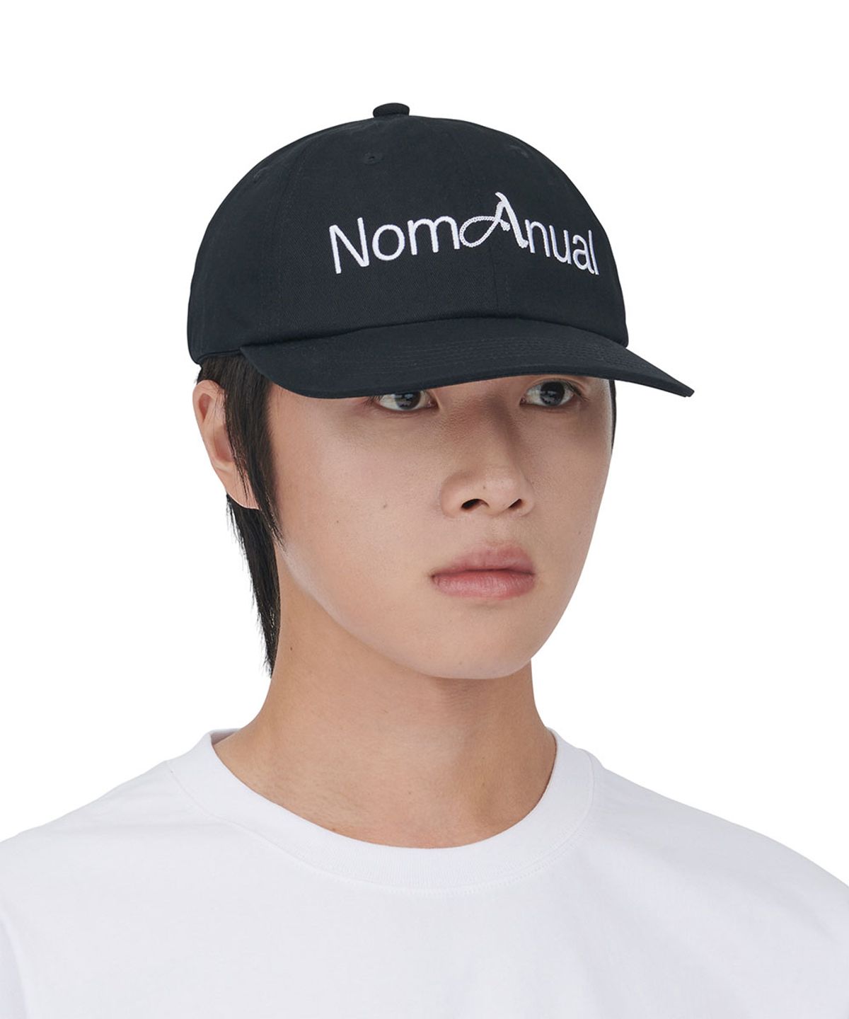 노매뉴얼(NOMANUAL) C.P BALL CAP - BLACK