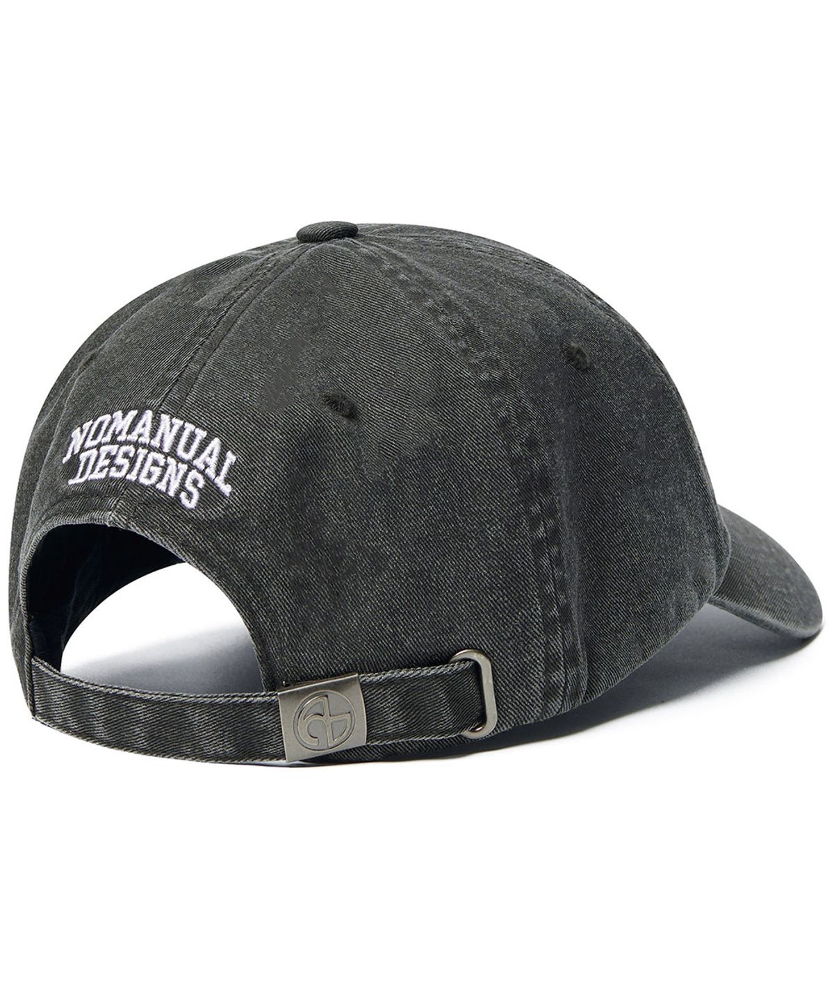 노매뉴얼(NOMANUAL) NMNL WASHED BALL CAP - WASHED CHARCOAL