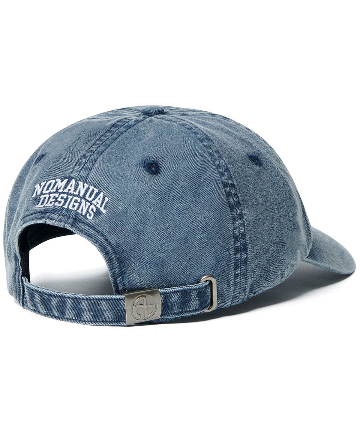 노매뉴얼(NOMANUAL) NMNL WASHED BALL CAP - WASHED BLUE