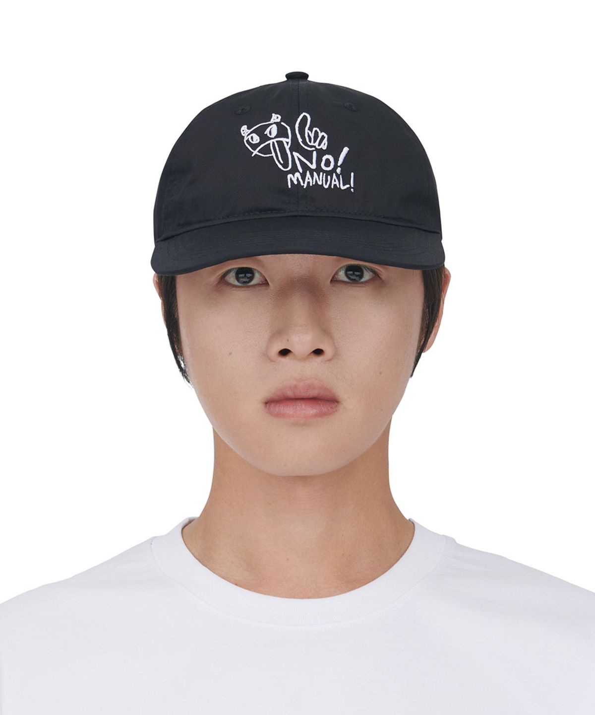 노매뉴얼(NOMANUAL) NM DEVIL BALL CAP - BLACK
