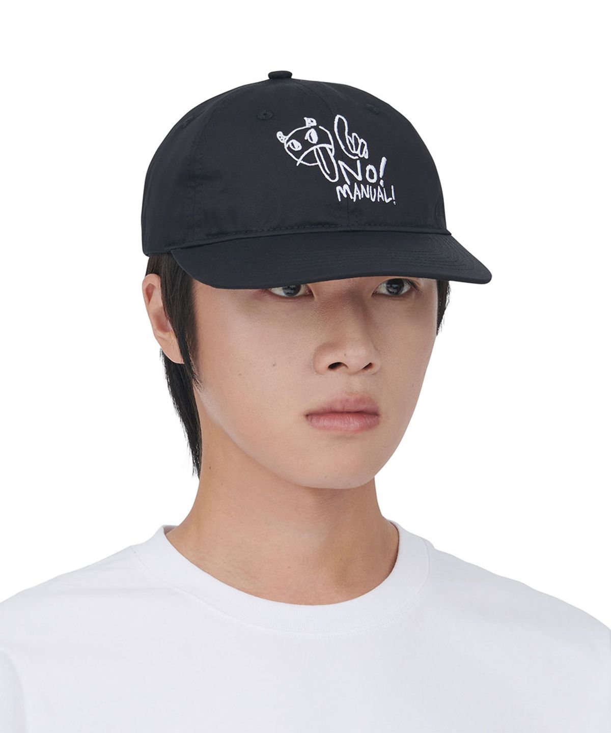 노매뉴얼(NOMANUAL) NM DEVIL BALL CAP - BLACK