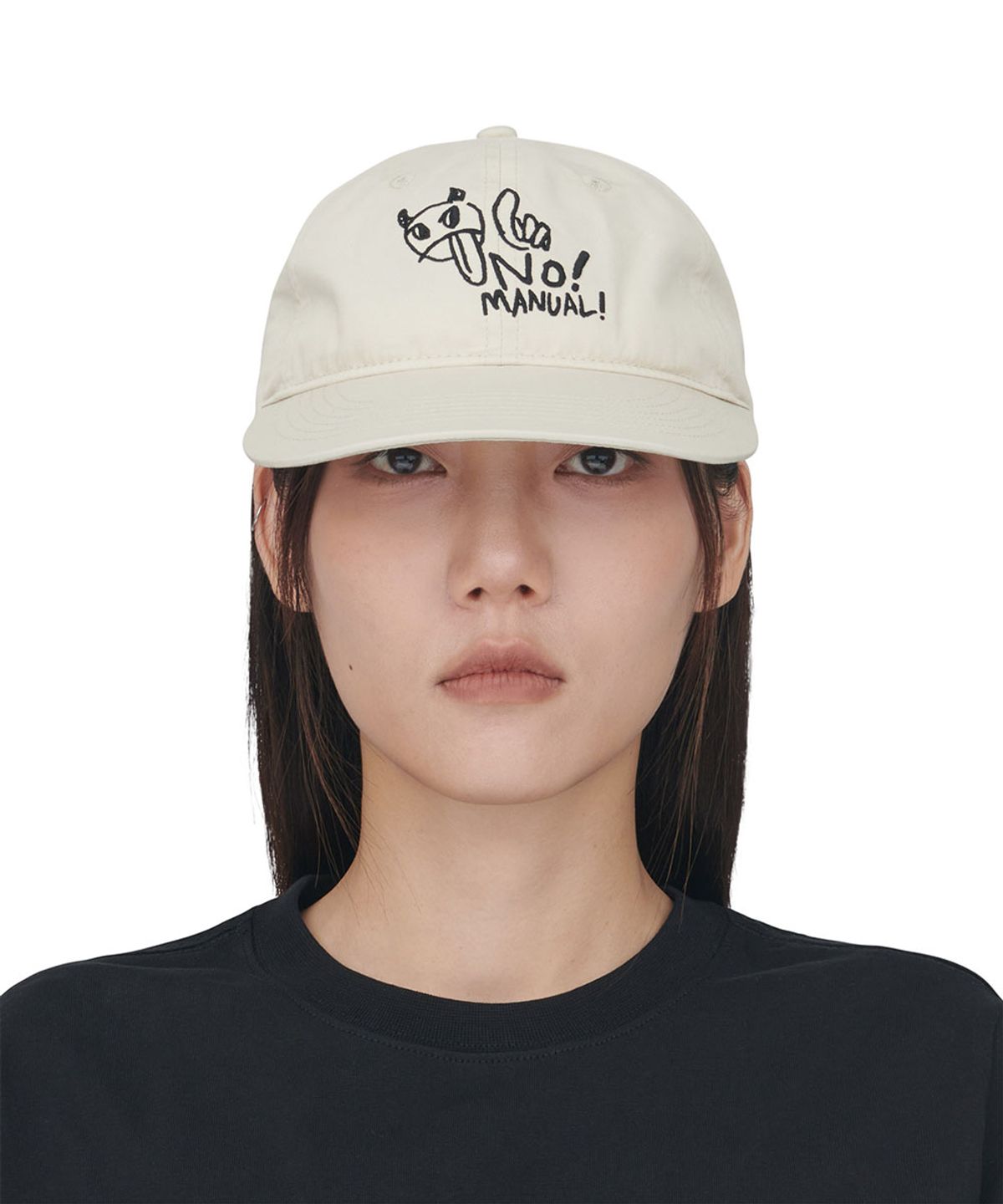 노매뉴얼(NOMANUAL) NM DEVIL BALL CAP - BEIGE