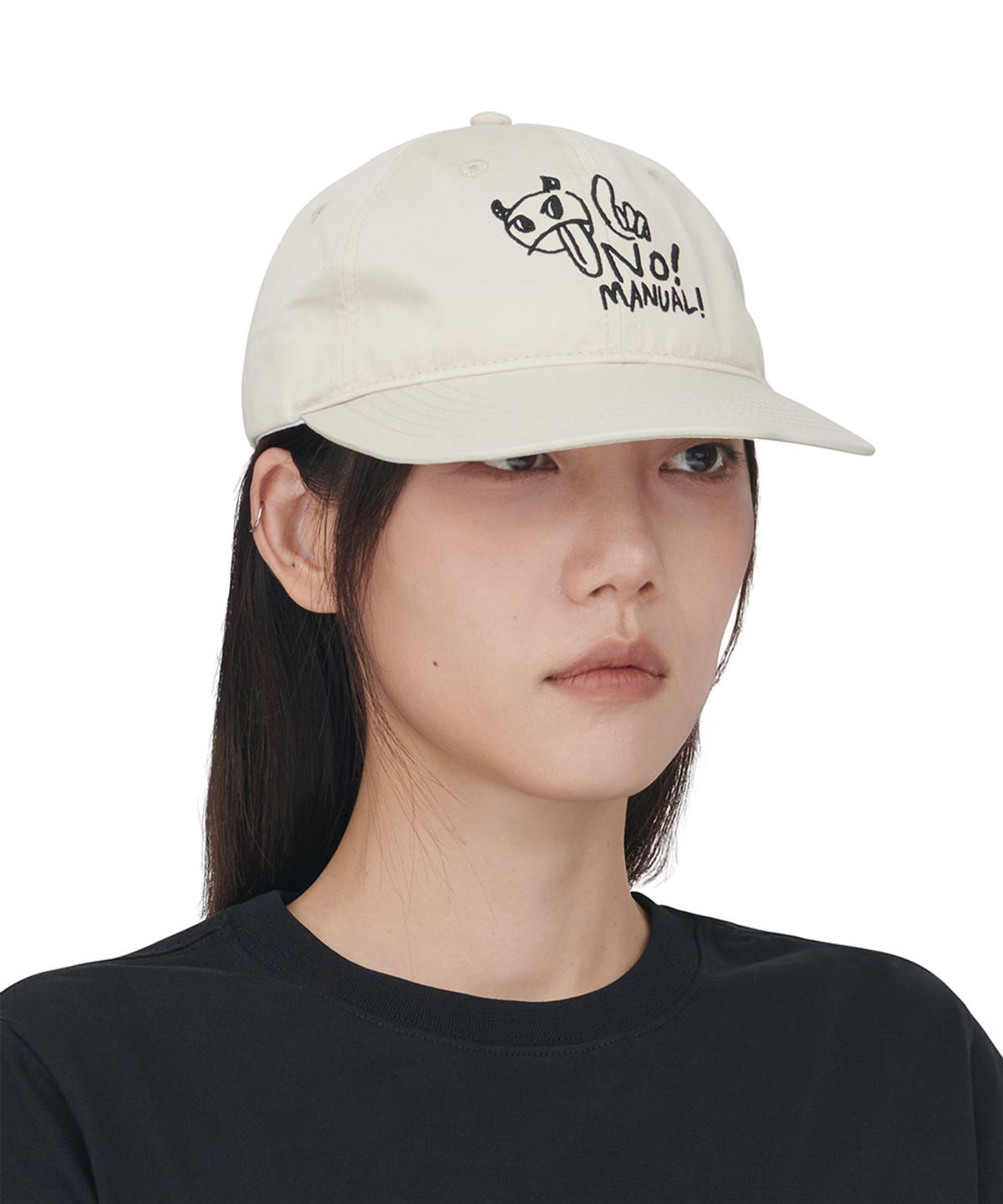 노매뉴얼(NOMANUAL) NM DEVIL BALL CAP - BEIGE
