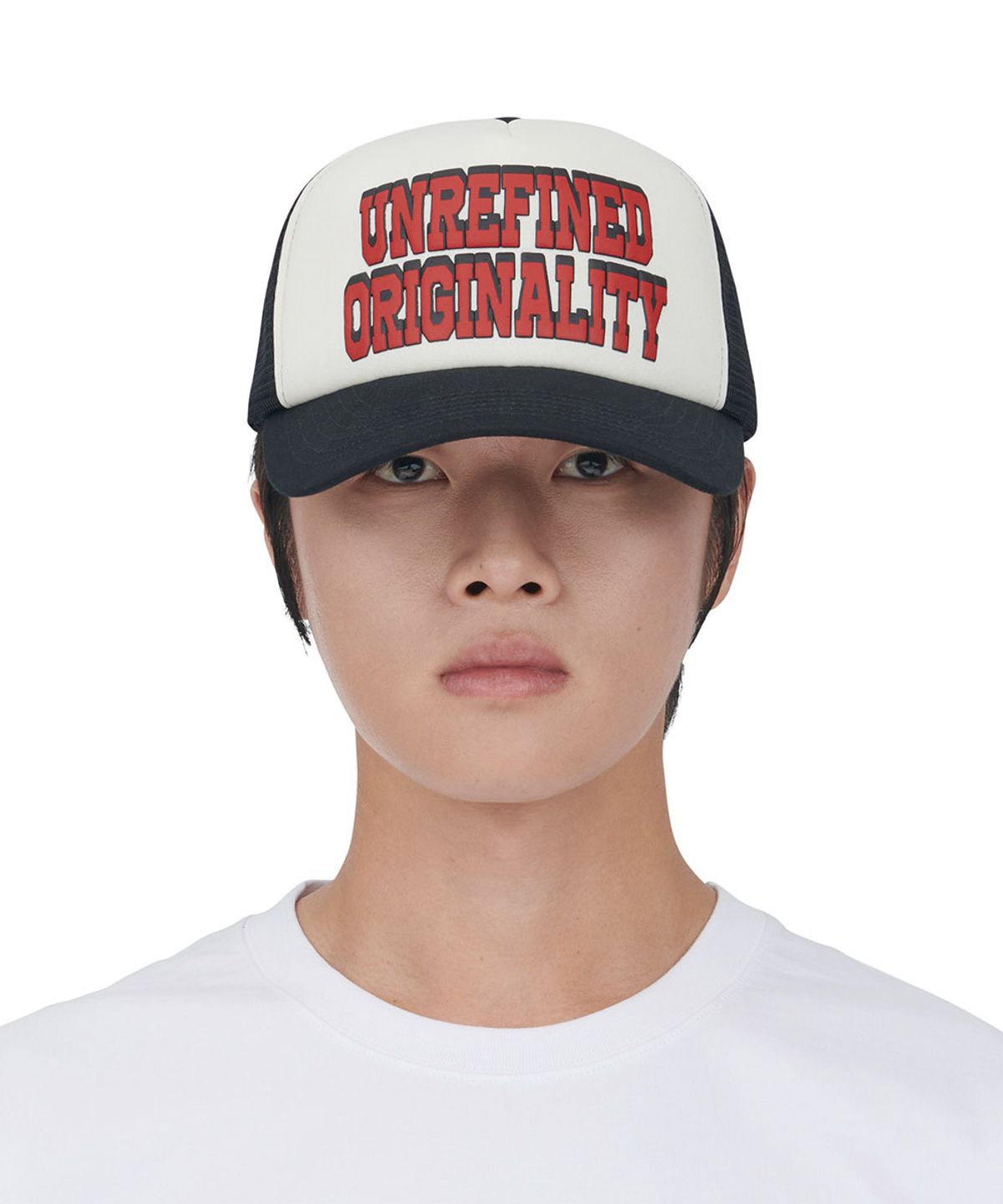노매뉴얼(NOMANUAL) U.O TRUCKER CAP - BLACK