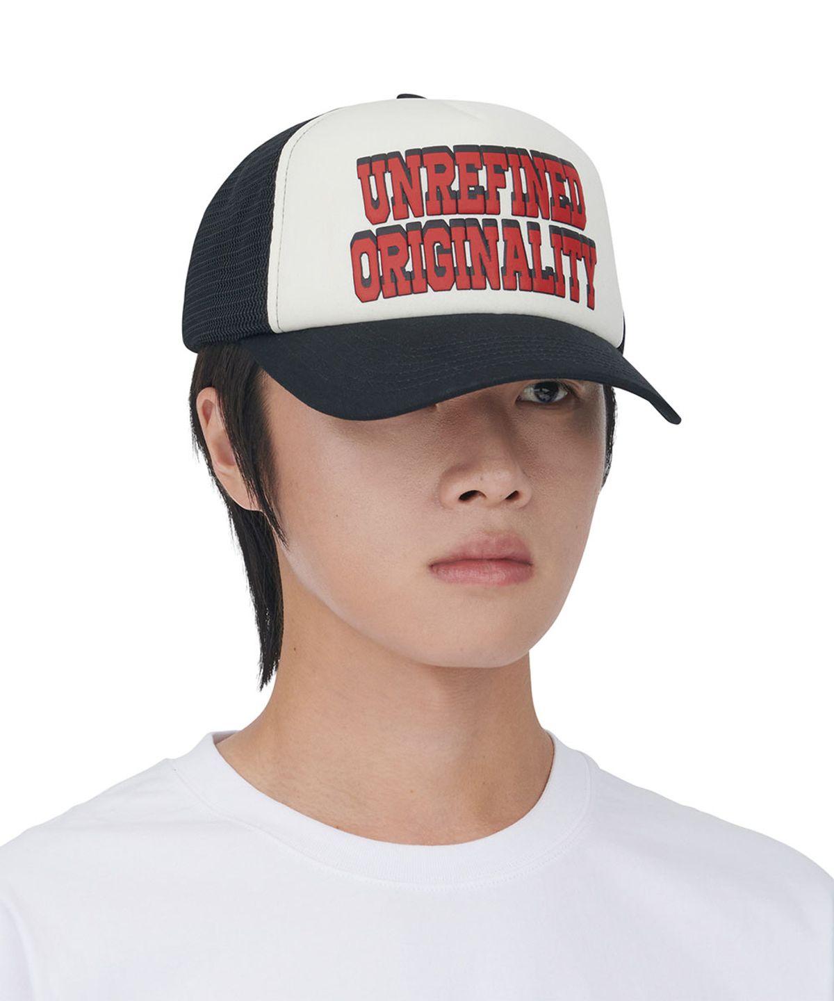 노매뉴얼(NOMANUAL) U.O TRUCKER CAP - BLACK