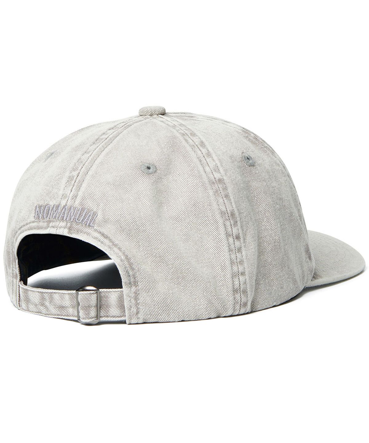 노매뉴얼(NOMANUAL) 5 PANEL T.L CAP - WASHED GRAY