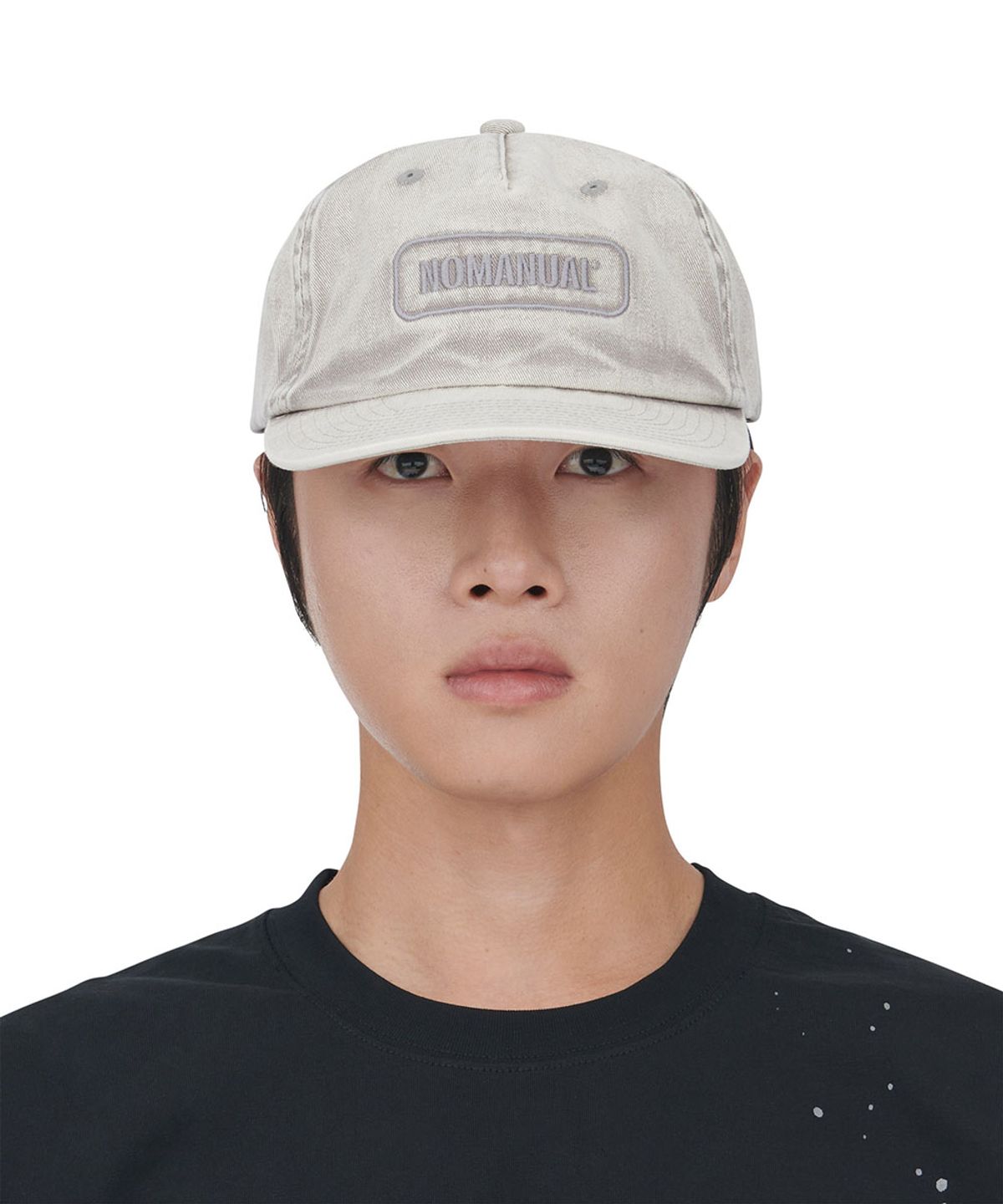 노매뉴얼(NOMANUAL) 5 PANEL T.L CAP - WASHED GRAY